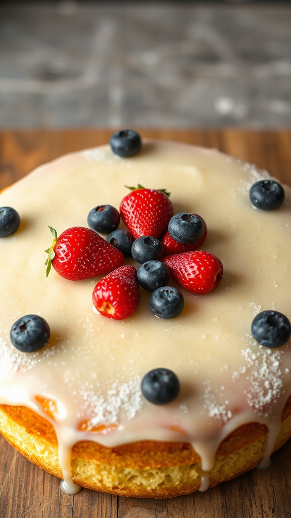 zesty lemon berry cake