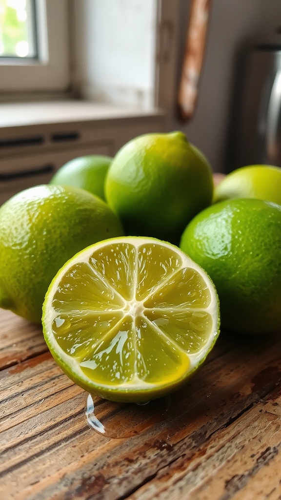 zesty lime enhances cocktails