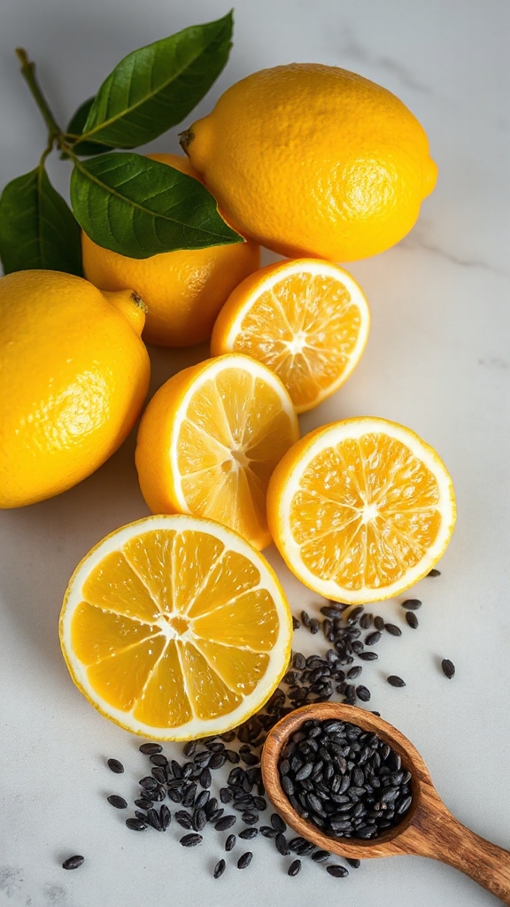 zesty nutty lemon poppy