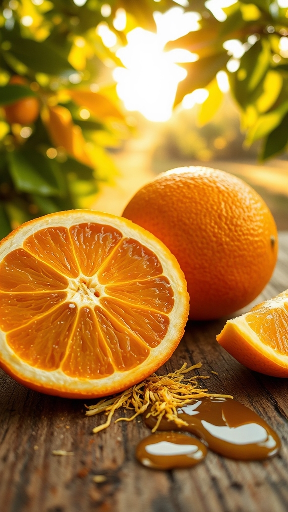 zesty orange citrus essence