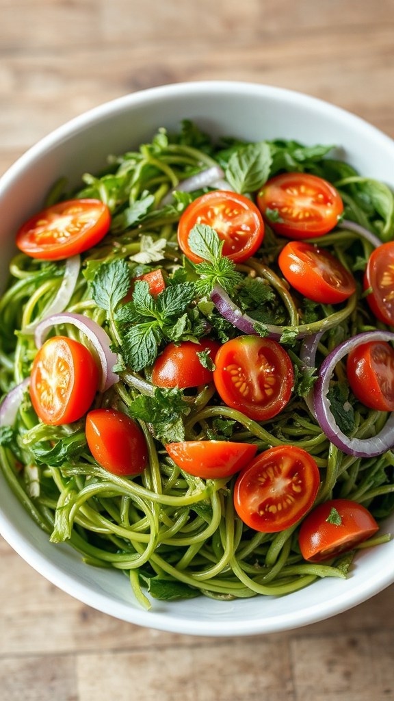 zesty sea asparagus salad