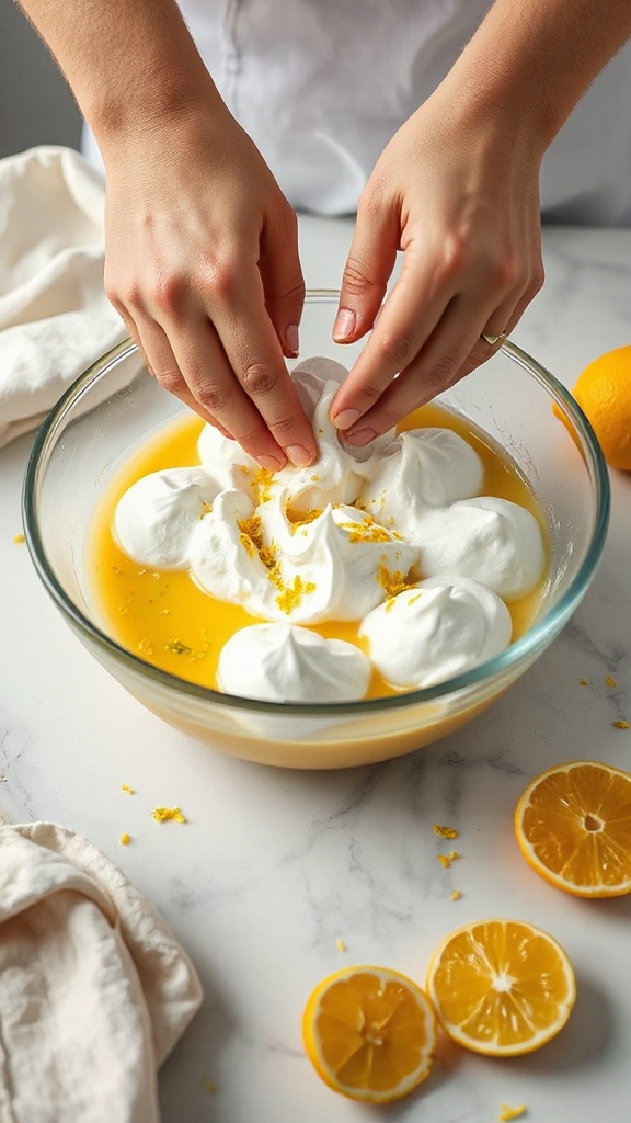 zesty whipped meringue delight