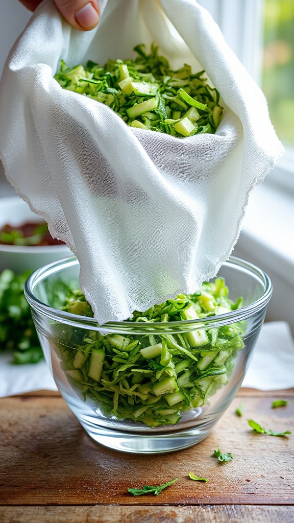 zucchini moisture reduction tips